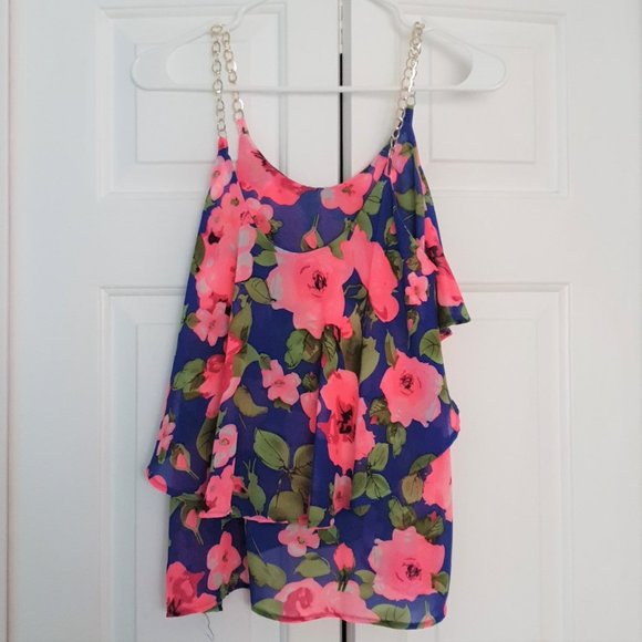 Flowy floral top - Picture 1 of 2